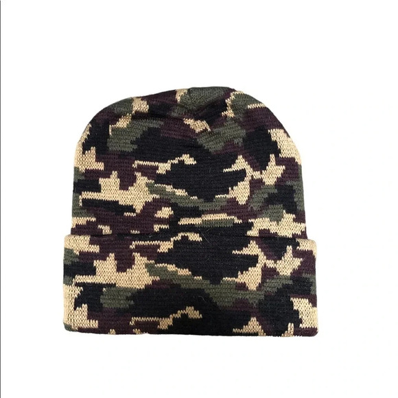 LED LIGHT CAMOUFLAGE BEANIE - Picture 2 of 2